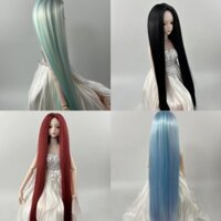 Bjd Doll Tóc Giả 3 Điểm Lá Loli sd Tóc Giả Dày 3 Điểm 22 Đến 24 Nhiệt Độ Cao Lụa Cổ Đĩa Tóc Có Sẵn#LJ0111#