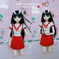 BJD1/3 - Set 01- Seifuku cung Bạch Dương cho búp bê doll 1/3 (hàng đặt may trước 7 ngày)