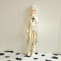 Bjd1/4 quần áo búp bê Quần cơ khí quần búp bê bốn điểm có thể tháo rời (không có búp bê)