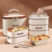 BJPKPK Hộp cơm cà men đựng trưa cách 316 dùng được trong lò vi sóng hộp đựng cơm giữ nhiệt