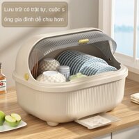 BJPKPK Hộp đựng bát đĩa có nắp đậy