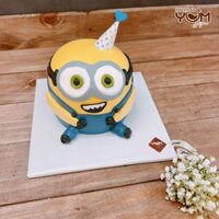 BK2759-10cm-Bánh Kem Minion