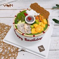 BK2869-20cm-Bánh kem bún đậu mắm tôm
