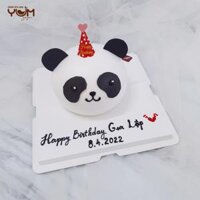 BK2919-12cm- Bánh kem gấu panda