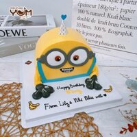 BK2923-16cm- Bánh kem Minion