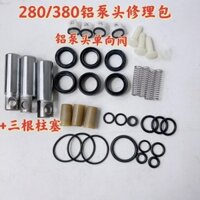 Black Cat 280 loại Máy làm sạch áp lực cao 380 dụng cụ sửa chữa máy rửa xe Phụ Kiện Đầu bơm gói con dấu nước tích hợp con dấu dầu