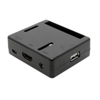 Black Color Abs Case for Raspberry Pi Model 3 A+(Plus)