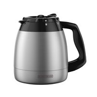 BLACK+DECKER 12-Cup Replacement Thermal Carafe with Duralife Construction, Stainless Steel,