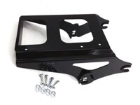 Black Detachables Two Up Tour Pak Mounting Rear Rack for Harley Davidson Touring like HD Street Glide Road King Ultra Electra CVO Quick Release Tru...