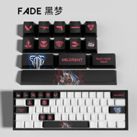 Black Dream New Defender Keycaps, hiện vật đục gạch, thích ứng với bàn phím cơ như Wooting Atk