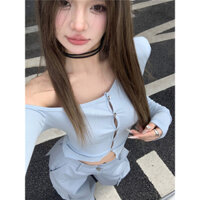 【Black strawberry】 Cô gái nóng bỏng gợi cảm với thiết kế tay ngắn rốn hở ra