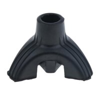 Black Tripod Anti Slip Rubber Replacement Tip For Cane Stick Crutches 58 inch 34 inch - 19mm