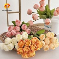 Blackbear GIỚI HẠN 9 Chiếc Lụa Hoa Tulip Handmade Đạo Cụ Chụp Ảnh Nhà Trang Trí Phòng Khách