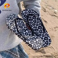 Blackbear LIMIT Da Báo Flip Flop Thời Trang Ngày Lễ Bé Gái