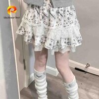 Blackbear LIMIT Kitty Cat Váy ngắn eo cao Sweet Lady