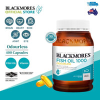 Blackmores Fish Oil 1000mg Original 200/400 Capsules Omega 3 Fish Oil Minyak Ikan Health Supplement EXP:06/2027