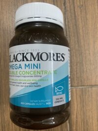 Blackmores Fish Oil Mini Caps 400 viên