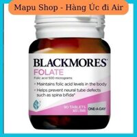 Blackmores folate lọ 90 viên, acid folic, hàng chính hãng