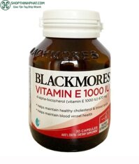 Blackmores Natural Vitamin E 1000IU 100 viên của Úc, 30 viên