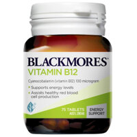 Blackmores Vitamin B12 100mcg Bổ sung Vitamin B12 (75 viên)