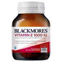 BlackMores Vitamin E 1000 IU 30 viên