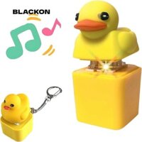 Blackon Ducky Quacking Móc Khóa, Squeaky Dễ Thương Quacking Fidget Đồ Chơi, Giảm Căng Thẳng Vịt Móc Khóa Túi Xách Phụ Kiện
