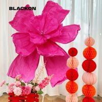 Blackon Giấy quá khổ Hoa Diều, Trang trí phòng cưới quy mô lớn 87cm, Đường hoa giấy nhăn khổng lồ đầy màu sắc