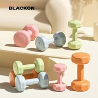 Blackon Kettlebell, Bộ tạ thể dục PVC chống thấm nước, 1kg chống trượt Quả tạ nhỏ chống trượt Thiết bị gia đình
