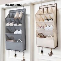 Blackon Treo Lưu Trữ, Tiết Kiệm Không Gian Vải Tủ Quần Áo Giá Sắp Xếp Giày, Treo Tường Không Dệt 11 Túi Treo Trên Cửa Túi Đồ lặt vặt