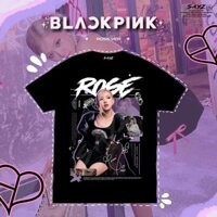 BLACKPINK Black Pink Áo Thun Unisex Form Rộng In Hình BLACKPINK 4 THÀNH VIÊN S-5XL