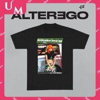 Blackpink Kpop 2025 BLACK PINK LISA ALTER EGO Speedi Merch Áo thun Cotton Plus Size Nam Nữ Xu hướng thời trang Hàn Quốc In hình cổ điển dáng rộng tay ngắn hàng đầu Đường phố mùa hè Áo sơ mi đa năng thông thường