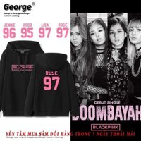 Blackpink Kpop BLACK Pink Buổi hòa nhạc SINH HỒNG Kim Jisoo LISA Rosé Jennie Pink Venom Nam / Nữ
