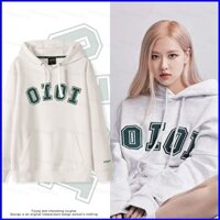 Blackpink Yu3 BLACK PINK Hoa Hồng AESPA Karina smae phong cách Áo Hoodie OIOI Áo Unisex Dài Tay Top Cosplay