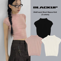 [BLACKUP] Áo len nửa cổ tay ngắn (3 màu)