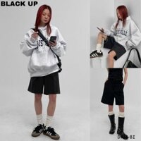 [Blackup] BLACK UP Dominic One Tuck Bermuda Slacks _ 2 màu / 100% sản phẩm KR chính hãng / Vận chuyển NHANH từ Hàn Quốc