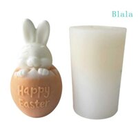 Blala easter egg silicone mold non-stick dễ dàng de-mold để làm xà phòng nến