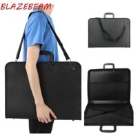 Blazebeam Hộp đựng danh mục đầu tư nghệ thuật, Dung tích lớn Phác thảo Vẽ tranh A3 Túi bảng vẽ, Ba lô nghệ thuật ngoại cỡ chống thấm nước màu đen đơn giản Nghệ sĩ