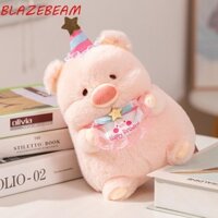 Blazebeam Lulu Pig Đồ Chơi Sang Trọng, Búp Bê Sang Trọng Cosplay Chúc Mừng Sinh Nhật Lợn Sang Trọng Đồ Chơi, Kawaii Fluffy PP Cotton Hoạt Hình Heo Con Thú Nhồi Bông Trang Trí Nhà Quà Tặng