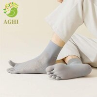 Blazelink 5 Đôi Tất Năm Ngón Nam, Thoáng Khí Chống Mùi Nam Năm Ngón, Lưới Đơn Giản Mỏng Kinh Doanh Tất Co Giãn Chia Ngón Chân Ống Tất Xuân Hè