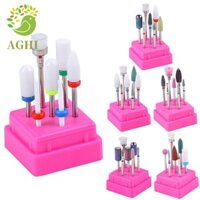 Blazelink Bộ dao phay móng tay Tẩy tế bào chết Salon 7 Cái Dụng cụ làm móng chuyên nghiệp Loại bỏ đầy màu sắc Gel móng tay Ba Lan Đầu mài điện