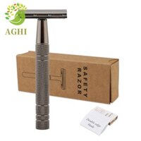 Blazelink Dao Cạo Hai Cạnh Mặt Cổ Điển Nữ Dụng Cụ Tẩy Lông Di Động Bằng Thép Không Gỉ Máy Cạo Râu Bằng Tay