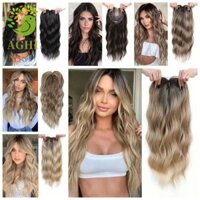 Blazelink Topper Tóc Nổ Tóc, Kẹp Trong Ombre Tóc Tổng Hợp Toppers, Vô Hình Dài Sóng Xoăn Xoăn Tự Nhiên 22 Inch Top Đóng Cửa Tóc Tăng Âm Lượng Tóc