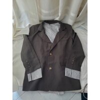Blazer đen sọc