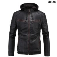 blazer nam quần [Mã FAMALLT5 giảm 15% đơn 150K] Áo khoác da nam Lados 138