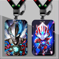 Blazer Ultraman Mẫu giáo Bộ thẻ buộc dây đeo thẻ học sinh nổi tiếng