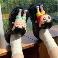 Blazesky Crayon Shin-chan Giày Quyến Rũ, Búp Bê 3D Anime Lỗ Phụ Kiện Giày, Móc Khóa Dễ Thương Khóa DIY Khóa Giày Có Thể Tháo Rời DIY Trang Trí Giày Cô Gái