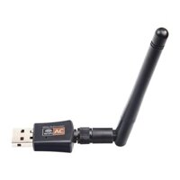 (BLcomputer) USB thu WIFI 5GHz Băng Tần Kép 600Mbps có Ăng Ten 802.11AC tự nhận driver không cần cài đặt