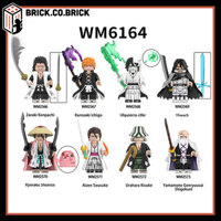 Bleach Đồ Chơi Lắp Ráp Anime Zaraki Kenpachi Kurosaki Ichigo Nhân Vật Nhỏ Mô hình Nhân vật Sứ Giả Thần Chết WM6164