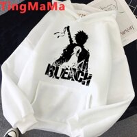 Bleach Ichigo Zaraki Kenpachi hoodies nam grunge anime dạo phố in hình nam hoddies plus size