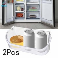 Blesiya 2x Tủ Lạnh Cửa Thùng Tổ Chức Tủ Lạnh PP Trong Suốt Hộp Bảo Quản Tổ Chức Hộp Đựng Thực Phẩm Cho Nhà Bếp Tủ Đông Tủ